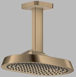 Hansgrohe Dus fix 250x160, 1jet, EcoSmart+, cu racord de tavan, bronz periat (Brushed Bronze), Axor ShowerSphere 39771140 39771140 (39771140)
