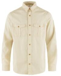 Fjällräven Övik Travel Shirt LS Men Cămașă cu mânecă lungă Chalk White L