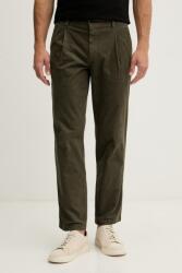 BOSS Orange pantaloni pentru bărbați din catifea reiată Chino_Pleated_3 9BY2-SPMZYM_77X (50565136)