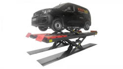 KROFtools 5, 5 tonnás dupla ollós emelő LED-del az futómű állításhoz (9822) (K-9822)