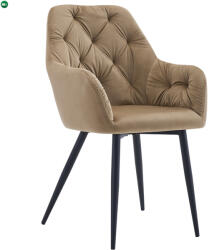  Design fotel, bézs Velvet szövet, VERIO NEW