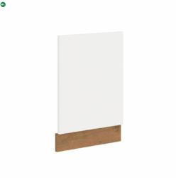  Ajtó beépített mosogatógépre, lancelot tölgy/ fehér extra magas fényű HG, VEGA ZM 570x446