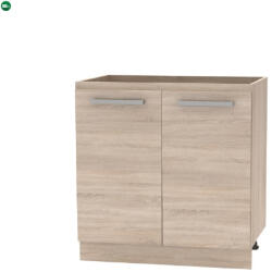  Alsószekrény 80 2 DV, tölgy sonoma, NOVA PLUS NOPL-060-0S