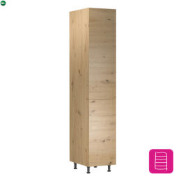  Élelmiszer szekrény polcokkal, artisan tölgy, univerzális, LANGEN D40SP