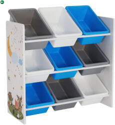  Rendszerező/Polcállvány játékokra, többszínű/mintás, DARLING TYP 3