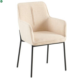  Design fotel, bézs/fekete, REMOND