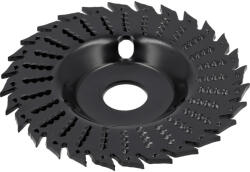 TOYA Sarokcsiszolóra szerelhető kúpos fareszelő tárcsa (marótárcsa) 125 mm (YT-59190) (YT-59190) - szerszamax