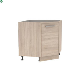  Alsó sarokszekrény, tölgy sonoma, univerzális, NOVA PLUS NOPL-065-RS