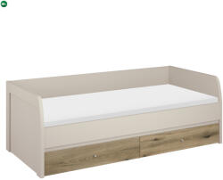  Ágy, 90x200, kasmír/evoke tölgy, KAROS 2S