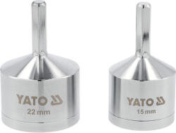 YATO Rézcső tisztító kefék fúrógéphez 15-22 mm (YT-63720) (YT-63720)