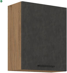  Felsőszekrény, tölgy lancelot/szürke matt, VEGA 60 G-72 1F