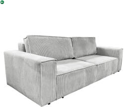  Kihúzható heverő, világosszürke, HARPERA BIG SOFA