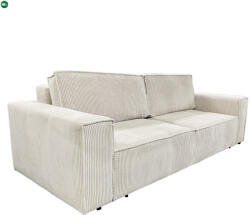  Kihúzható heverő, bézs, HARPERA BIG SOFA