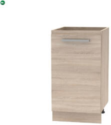  Alsószekrény 45 1DV, tölgy sonoma, NOVA PLUS NOPL-063-0S