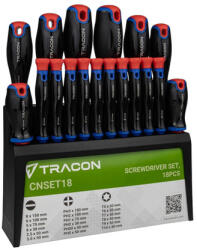 TRACON csavarhúzó készlet 18 db CNSET18 (CNSET18)