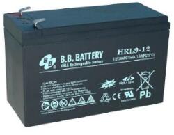BB Battery HRL9-12 12V 9Ah hosszú élettartamú zselés akkumulátor T2