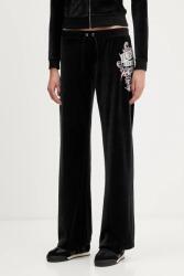 Juicy Couture velúr melegítőnadrág Wrap You Up - fekete L