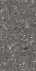 Ceramaxx epi Gresie Gresie Interior/Exterior Portelanata Terra Anthracite, 60x120 cm, Negru, Mata, Rectificata, Aspect Piatra negru (32169)