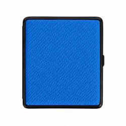 Padonio Világoskék szövet mintázatú cigarettatárca 20 szál 8 cm-es cigarettához (M-06416-világoskék)
