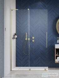 Radaway Furo SL Walk-in zuhanyfal 100B balos, szálcsiszolt arany 10306538-99-01L+10110494-01-01 (10306538-99-01L_10110494-01-01)