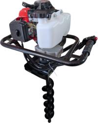 AGROSAT Motoburghiu AGROSAT 1E48F, 3 Cp cu burghiu 100x800 Burghiu