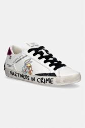 Crime London DISTRESSED sportcipő női bőr - fehér Női 37 - answear - 77 990 Ft