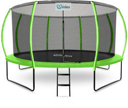 INLEA ULTIMATE Jump Trambulin belső védőhálóval 430 cm - világoszöld (IN01-0022) - kertaktiv