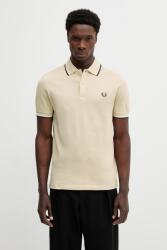 Fred Perry pamut póló - bézs XXL - answear - 37 990 Ft