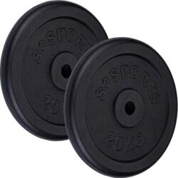 SC Sports Súlytárcsa szett 2 × 10 kg öntöttvas 30 mm (10000086) Súlytárcsa