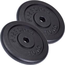 SC Sports Öntöttvas tárcsasúly szett 20 kg 30 mm 2x10 kg (10002968) Súlytárcsa