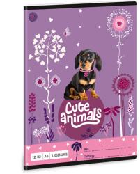 Ars Una Füzet A/5 3. osztály vonalas ARS UNA 32lap Cuki állatok Animals-puppy 12-32