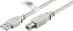 Goobay Cablu USB 2.0 HI-SPEED tip A la tip B imprimanta 2m 480Mbit/s Cupru dublu ecranat gri 50831 Goobay (50831)