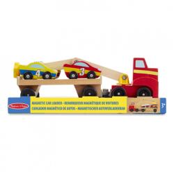 Melissa & Doug дървен магнитен товаро-разтоварващ автомобил (6073164)