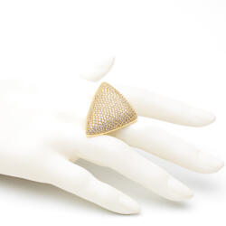 ElectraStore Inel Auriu Cu Cristale Zirconia Zenaida (C4869)