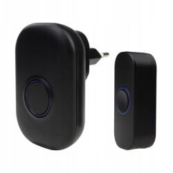 Ecolight Ajtócsengő Vezeték Nélküli Távirányítóval BIM-01 Fekete Ecolight (M61750)