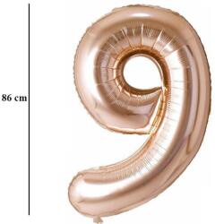  34 inch-es 9 Champagne Gold Számos Super Shape Fólia Lufi (pg40149)