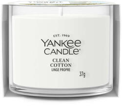 Yankee Candle Yankee Candle® Clean Cotton Signature üveges mintagyertya 37 g
