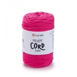 YARNART Macrame Cord 3 mm 803 - neonrózsaszín