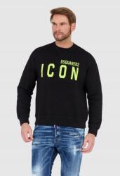 Dsquared2 Fekete férfi pulóver nagy neon icon logóval XL (S79GU0101)