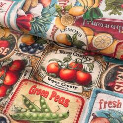  Dekorációs anyag Vegetables digital print