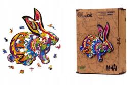  Oktató puzzle fából Eco Bolyhos nyúl A4 gyerekeknek (PuzA4-01744)