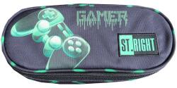 St. Majewski Penar borseta 1 fermoar, 1 extensie, oval, Majewski, Gama St. Right, Colectia Green Level 2026, PC-01, 23x9.5x5.5 cm (5903235698156) Penar