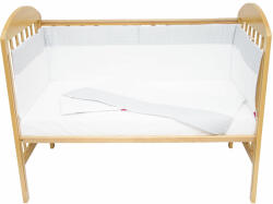 KidsDecor Set protectii patut shiny, din bumbac 60x120 cm