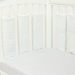 KidsDecor Protectii patut individuale din muselina "pearl 35x35 cm