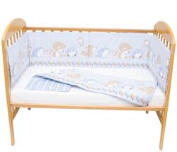 KidsDecor Set protectii patut odette blue, din bumbac 63x127 cm