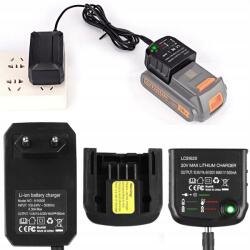 WINANQE Kompatibilis a Black Decker 10, 8V 14, 4V 18V Eredeti Akkumulátortöltővel (LSC1620)