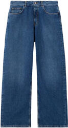 Palm Angels Jeans Curved Logo Loose PMYA049S26DEN00A 4444-medium blue medium blue (PMYA049S26DEN00A 4444)