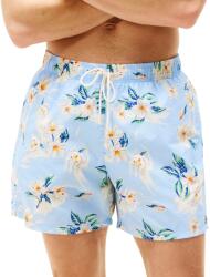 Tommy Hilfiger Pantaloni scurti de baie, Tommy Hilfiger, Albastru Deschis, Imprimeu Floral (UM0UM03491-0K6-XL)