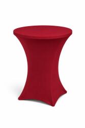 Ambitent Stretch huzat bisztróasztalhoz Ø 80 cm - rugalmas terítő (több színben) szín bordó (MB653/585_755)