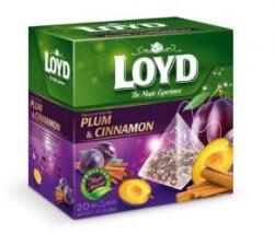 LOYD piramis filteres tea szilva-fahéj ízű (20x2g)